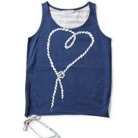 Missie Munster S14 Heart Strings Tank Indigo